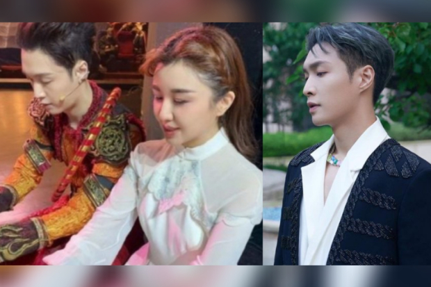 Lay EXO dan Zhang Jiajia