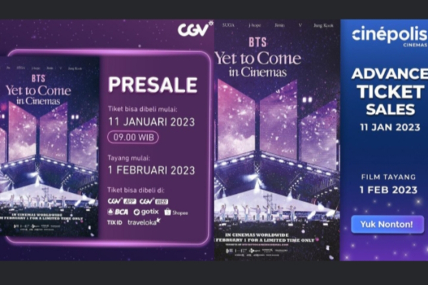 Konser BTS Yet To Come Tayang di Bioskop