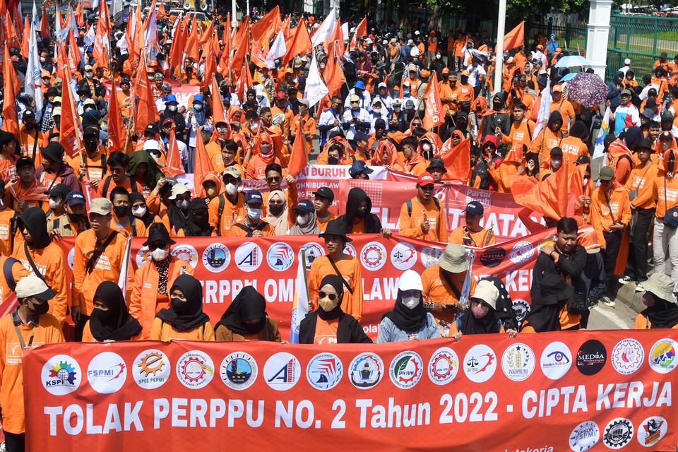 Polda Metro Jaya amankan Demo Partai Buruh