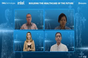 Webinar "Building The Healthcare of The Future", kerja sama Dell Technologies dengan Katadata, Kamis (19/1/2023).