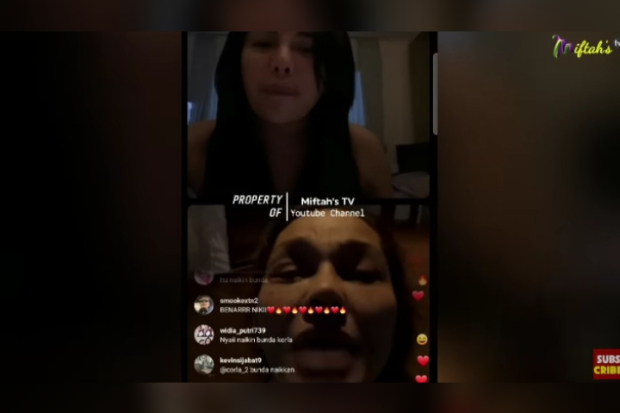 Bunda Corla dan Nikita MIrzani