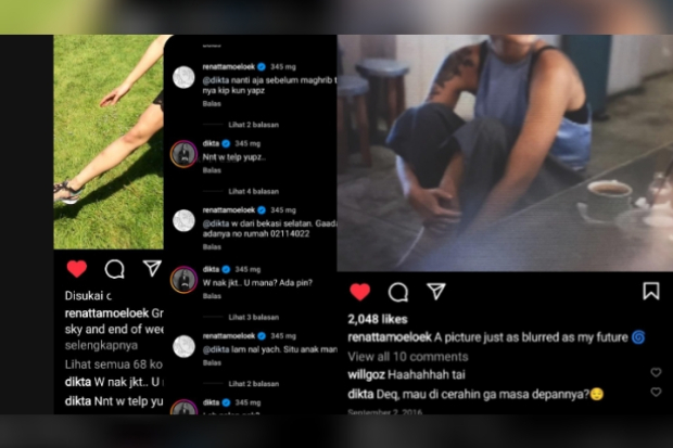 Awal kenalan Renatta Moeloek dan Dikta