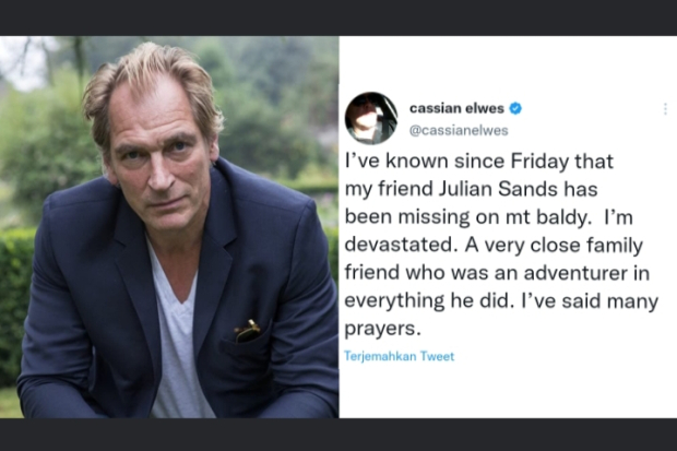 Julian Sands Hilang