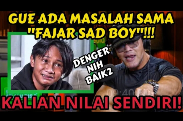 Fajar Sadboy dan Deddy Corbuzier