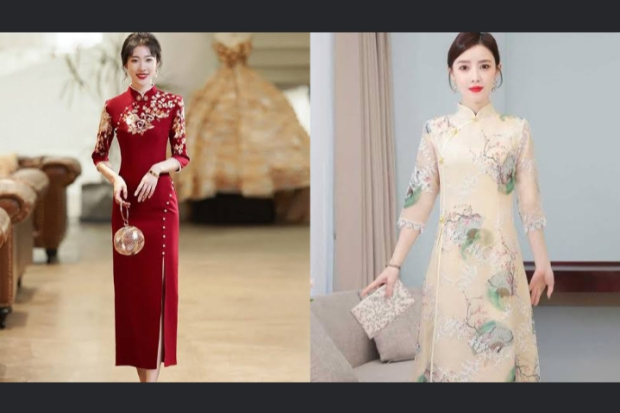 Ilustrasi Pakaian Cheongsam