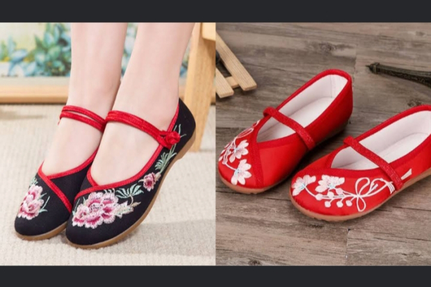 Ilustrasi Sepatu Cheongsam