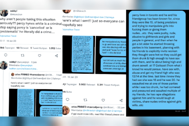 Percy Hynes White dituduh lakukan pelecehan seksual