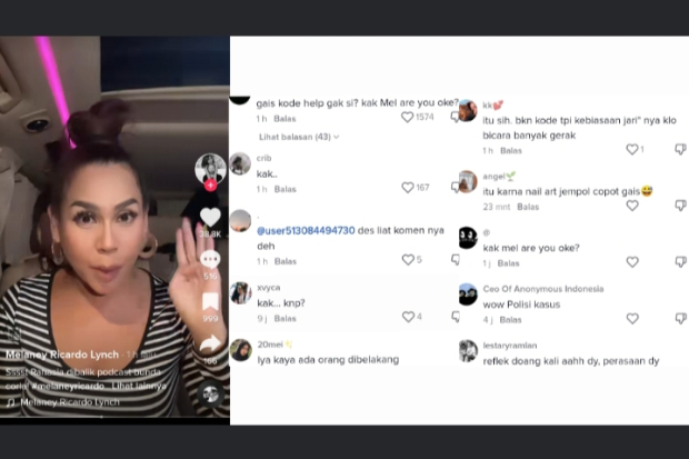 Melaney Ricardo Diduga Berikan Kode Help