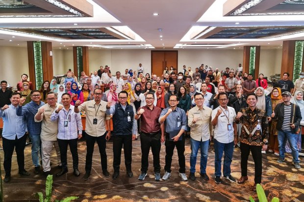 Para pelaku UMKM mengikuti bjb PESATkan UMKM yang pertama digelar pada 2023, berlokasi di Medan, pada 24 Januari 2023.