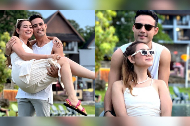 Laura Theux dan Indra Brotolaras