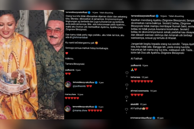 Tamara Bleszynski Tulis Pesan untuk Sang Kakak