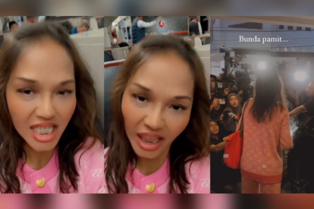 Momen Bunda Corla balik ke Jerman