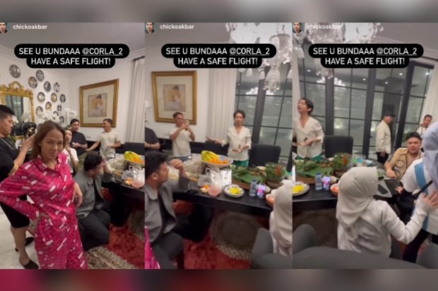 Momen Bunda Corla balik ke Jerman