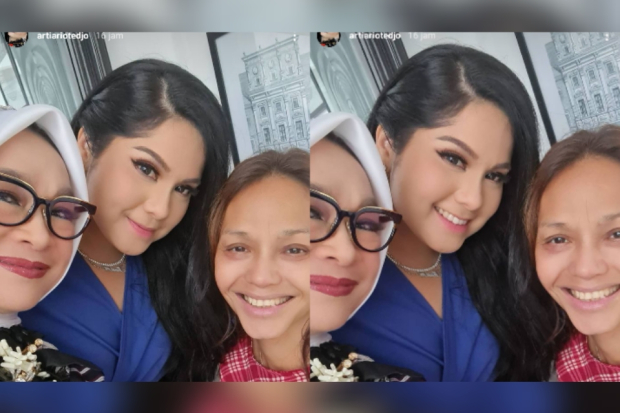 Bunda Corla dan Annisa Pohan