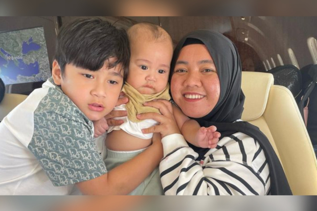 Mbak Lala dan Rayyanza Malik Ahmad alias Cipung