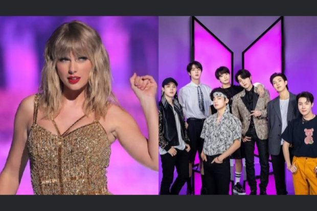 Taylor Swift dan BTS di Nominasi Kids Choice Awards 2023