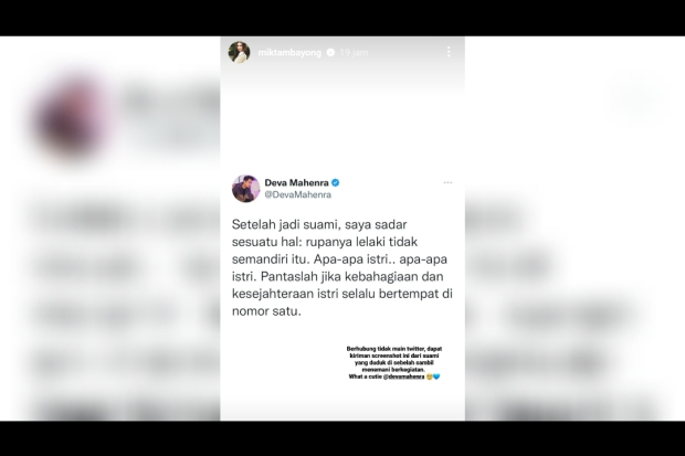 Mikha Tambayong dan Deva Mahenra