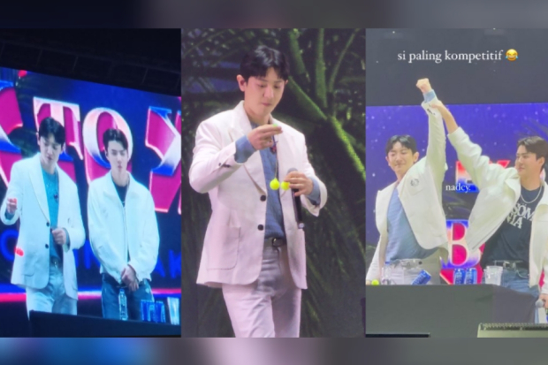 Sehun dan Chanyeol main lato lato