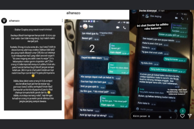 Aiyang Hanazono Ungkap Dexter Lakukan Pelecehan