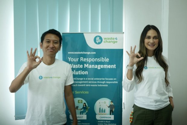 Luna Maya Berinvestasi di Startup Pengelolaan Sampah Waste4Change