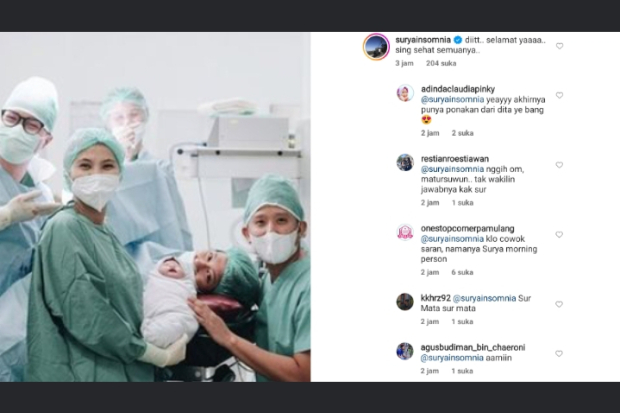 Ucapan Selamat dari Surya Insomnia