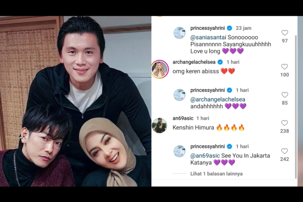 Takeru Satoh, Syahrini dan Reino Barack