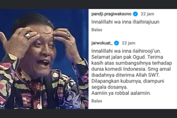 Ucapan Duka dari Pelawak Indonesia