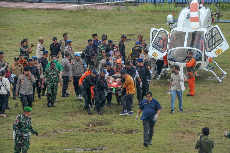 Ilustrasi. Sebuah helikopter yang belum diidentifikasi jenisnya dikabarkan jatuh di wilayah perkebunan teh Ciwalini, Kecamatan Rancabali,