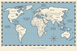 Ilustrasi Peta Dunia 