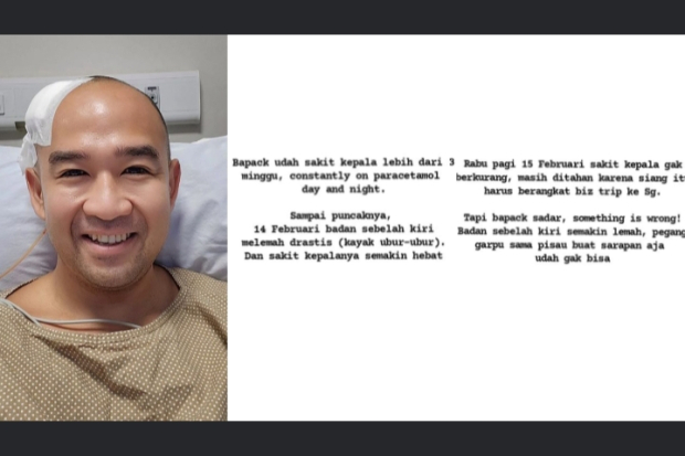 Iwet Ramadhan Derita Pendarahan di Selaput Otak