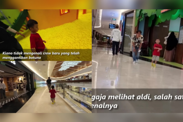 Prank anak Biam Wong dan Paula Verhoeven ditinggal sendiri di mall