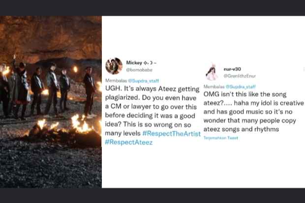 Super Dragon Dituding Plagiat ATEEZ