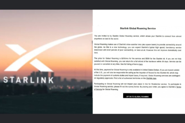 Starlink Bisa Digunakan di Seluruh Dunia