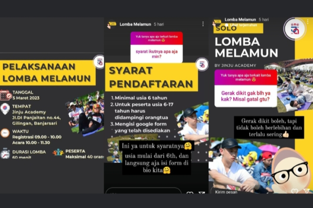 Lomba Melamun Pertama di Indonesia