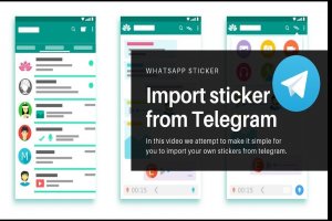 Ilustrasi memindahkan stiker Telegram ke WhatsApp