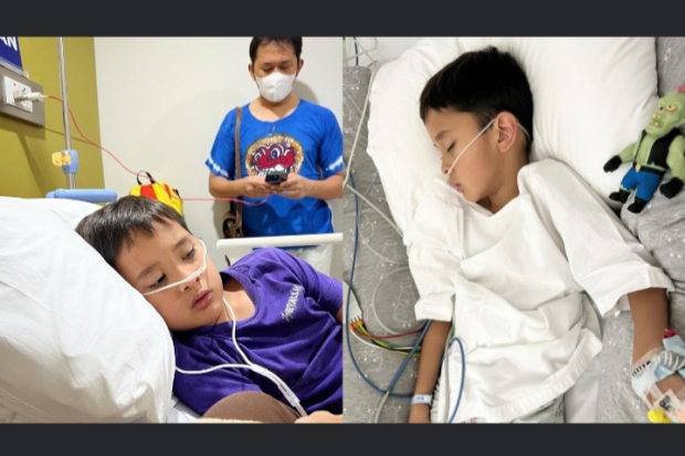 Bhai Kaba saat Dirawat di Rumah Sakit karena Radang Paru-Paru