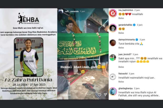 Ucapan Duka untuk Az Zahra Putri Dania