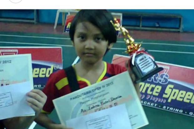 Az Zahra Putri Dania Saat Juara di Pandutama Open 2012