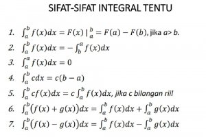 Sifat-Sifat Integral