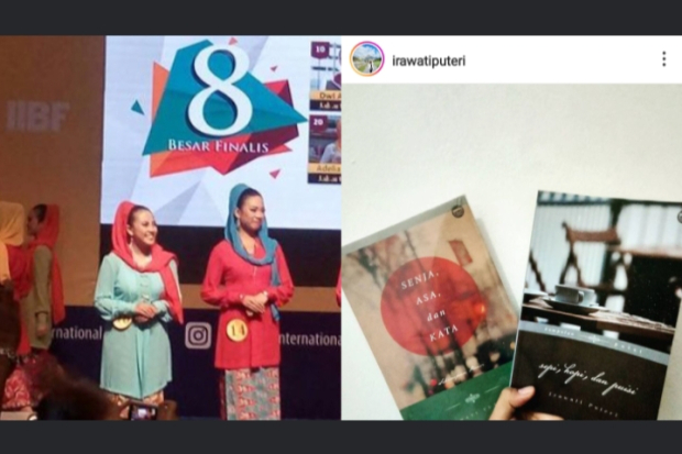 Irawati Puteri Saat Ikut Abang None Jakarta dan Buku Karyanya