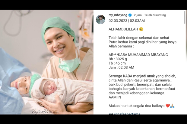 Dinda Hauw dan Rey Mbayang