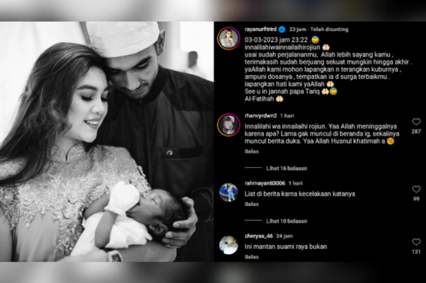Abid Zia, mantan suami Raya Kitty, meninggal dunia