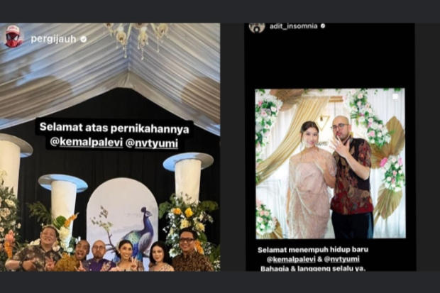 Ucapan untuk Kemal Palevi dan Novita Yumi