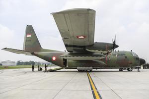 SERAH TERIMA PESAWAT C-130 J-30 SUPER HERCULES