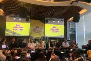 Konferensi pers BNI Java Jazz Festival 2023 di Jakarta, Rabu (8/3). Foto: Amelia Yesidora.