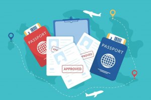 Ilustrasi Visa dan Paspor