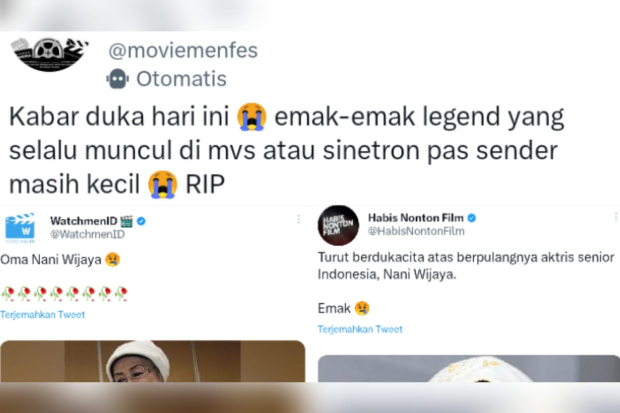 Nani Wijaya meninggal