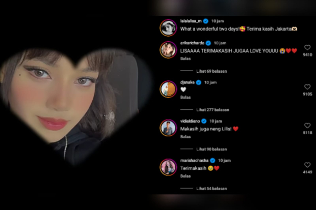 Lisa Blackpink ucapkan terima kasih dalam bahasa Indonesia