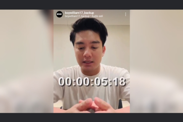 Klarifikasi Boy William