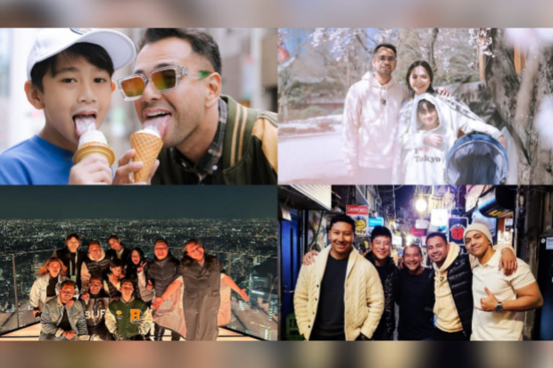 Raffi Ahmad dan keluarga liburan ke Jepang